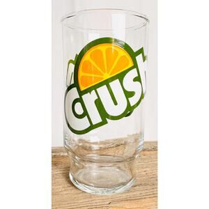 Orange Crush Soda Vintage Drinking Glass